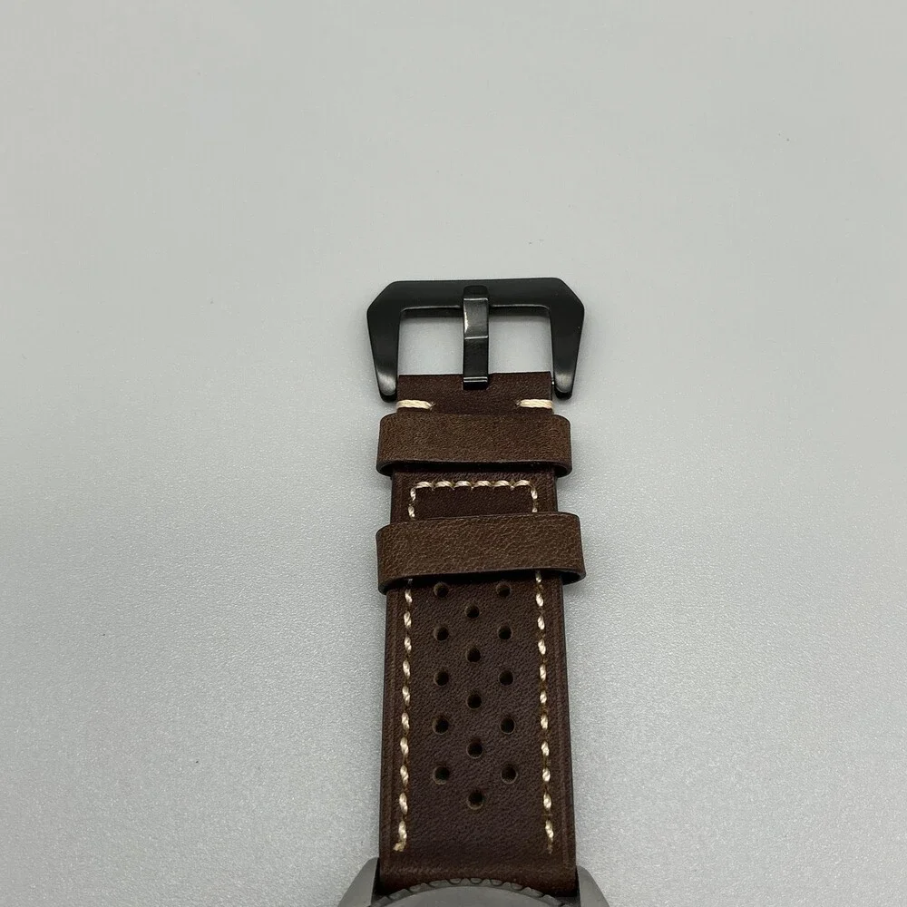 Andrew Marc Heritage Roadside Mens Watch 47mm Black Dial Date New Battery